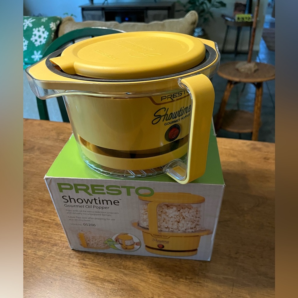 Presto Showtime Yellow Gourmet Oil Popper